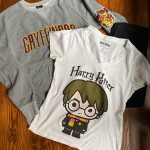 Harry Potter Pop Style V- Neck T-Shirt